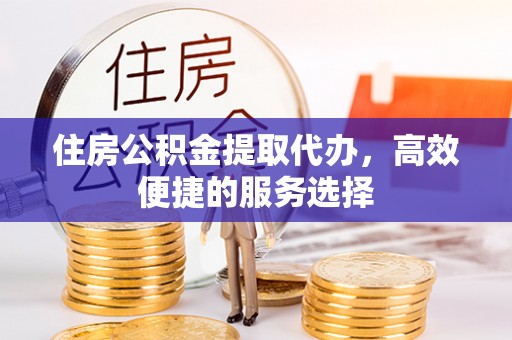 山上住房公积金提取代办，高效便捷的服务选择